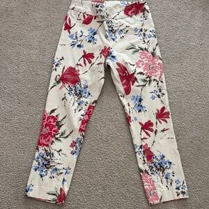 Soft Surroundings Floral Pants - sized petite small